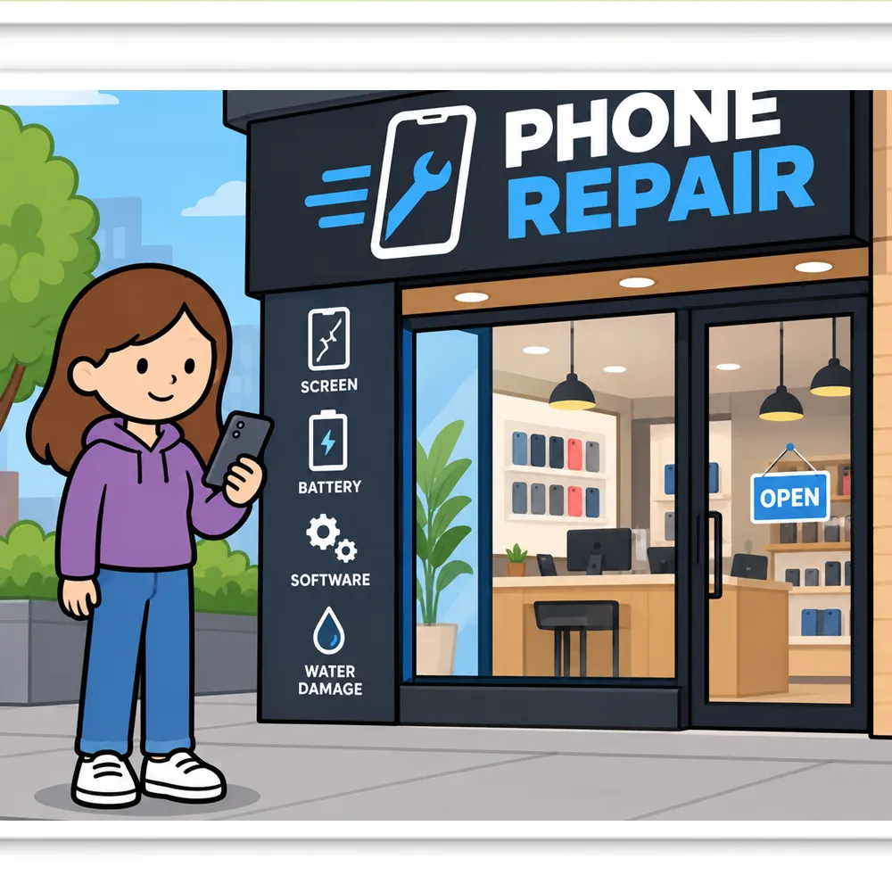 Web app - Mobile device repair center